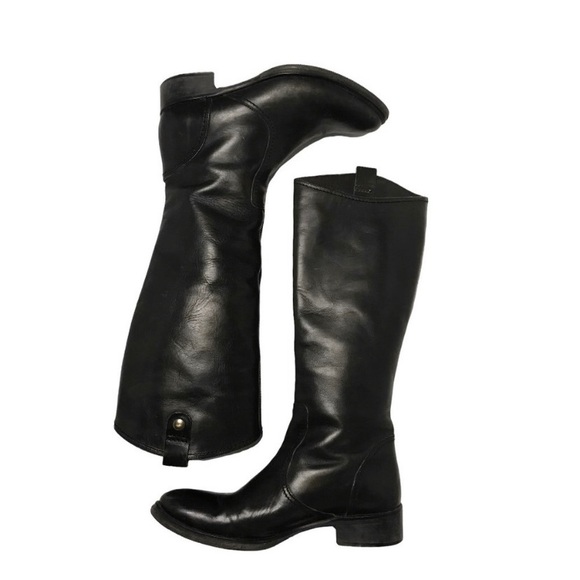 KENNETH COLE NEW YORK | BLACK LEATHER RIDING BOOK | EUC | SZ10 - Picture 11 of 14